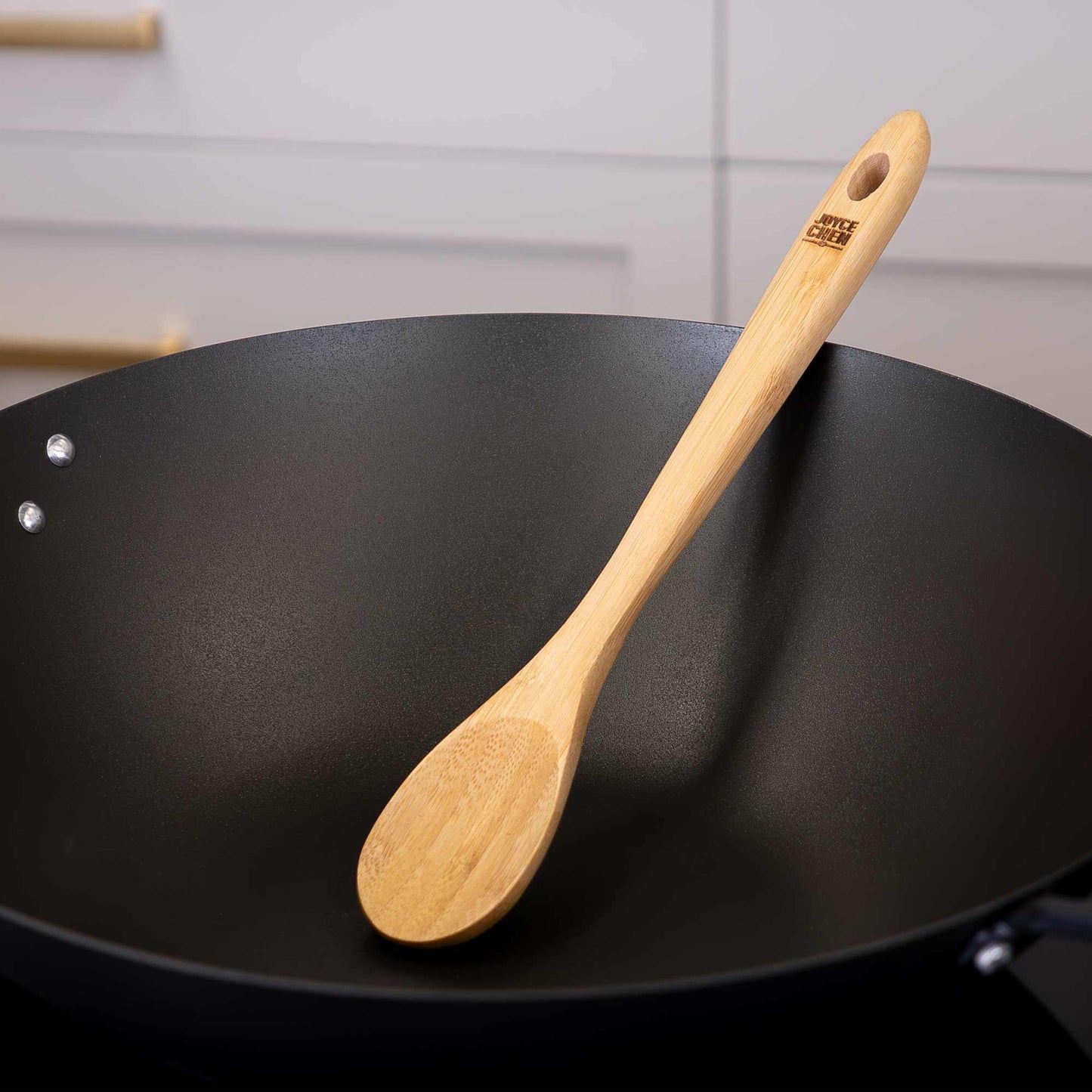 Burnished Bamboo Mixing Spoon, 12-Inch