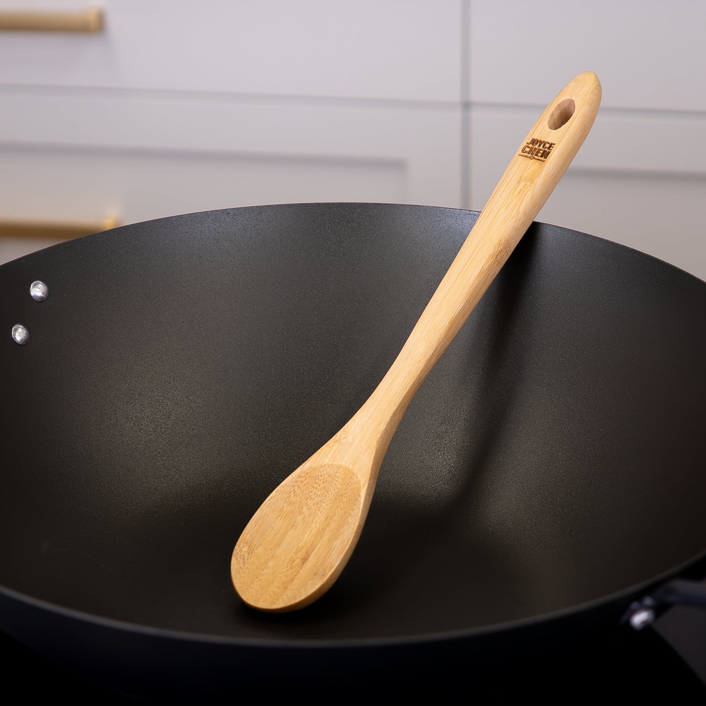 Burnished Bamboo Mixing Spoon, 12-Inch