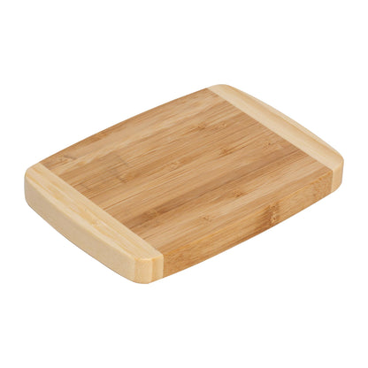 Compact Burnished Bamboo Cutting Board, 5x7 Inches
