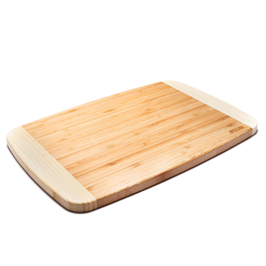 Extra Large Burnished Bamboo Cutting Board, 12x18-Inch
