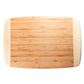 Extra Large Burnished Bamboo Cutting Board, 12x18-Inch