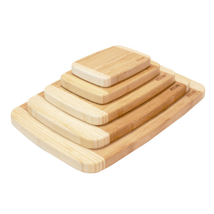 Burnished Bamboo Cutting Board Bundle, 5 pack