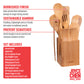 11 Piece Burnished Bamboo Utensil Set