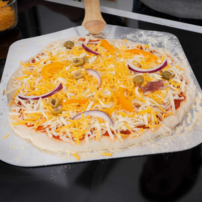 Pizza Peel with Folding Handle, 12x14-Inch