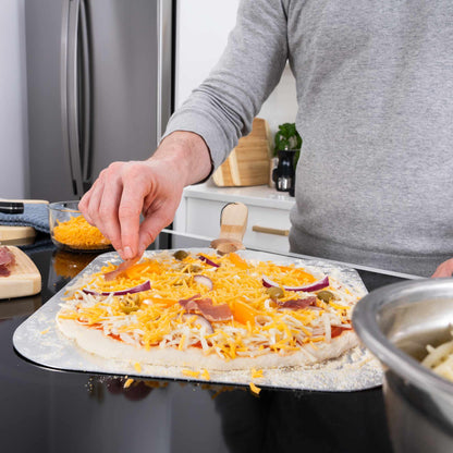 Pizza Peel with Folding Handle, 12x14-Inch