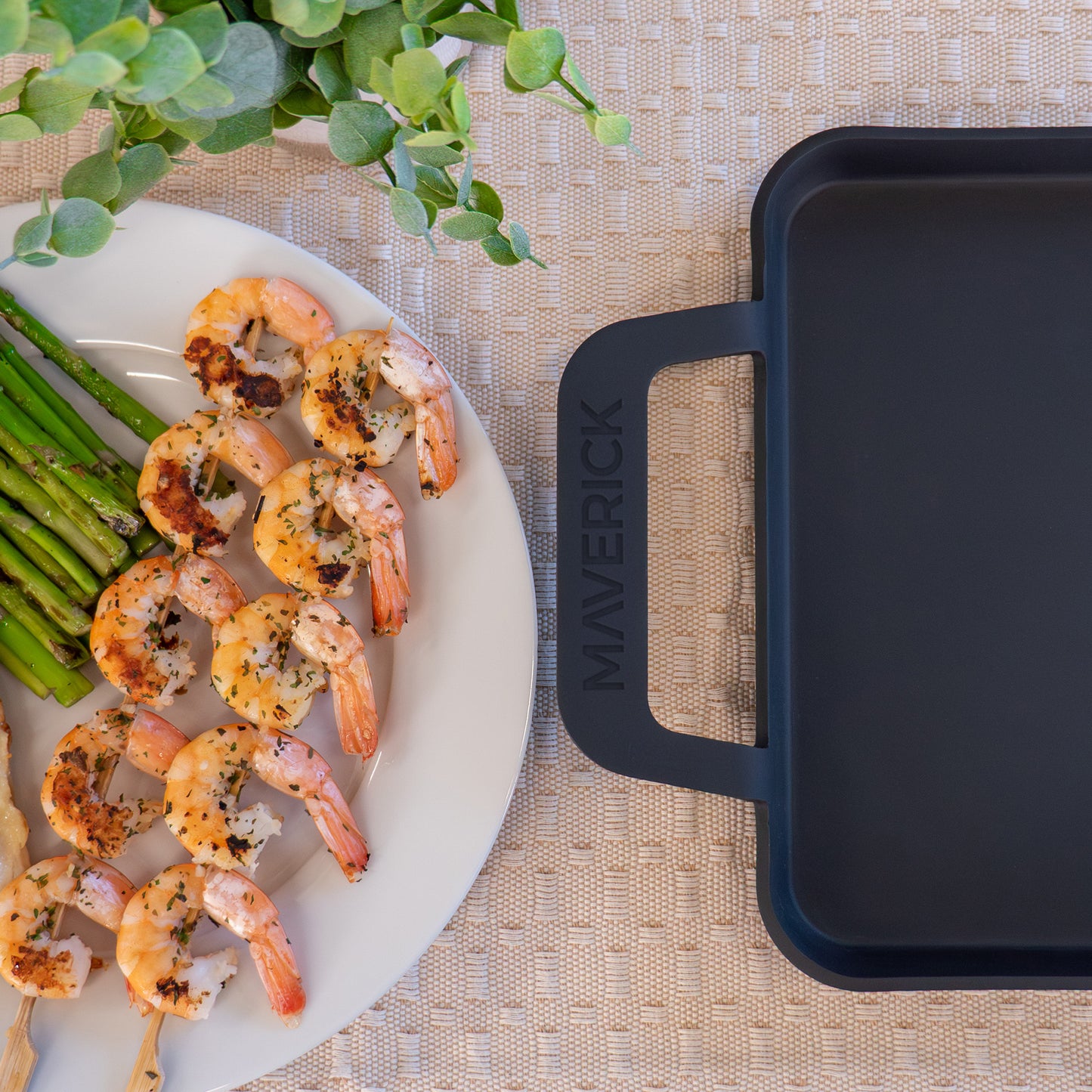 22-Inch Preseasoned Carbon Steel Griddle