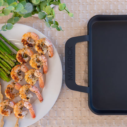 22-Inch Preseasoned Carbon Steel Griddle