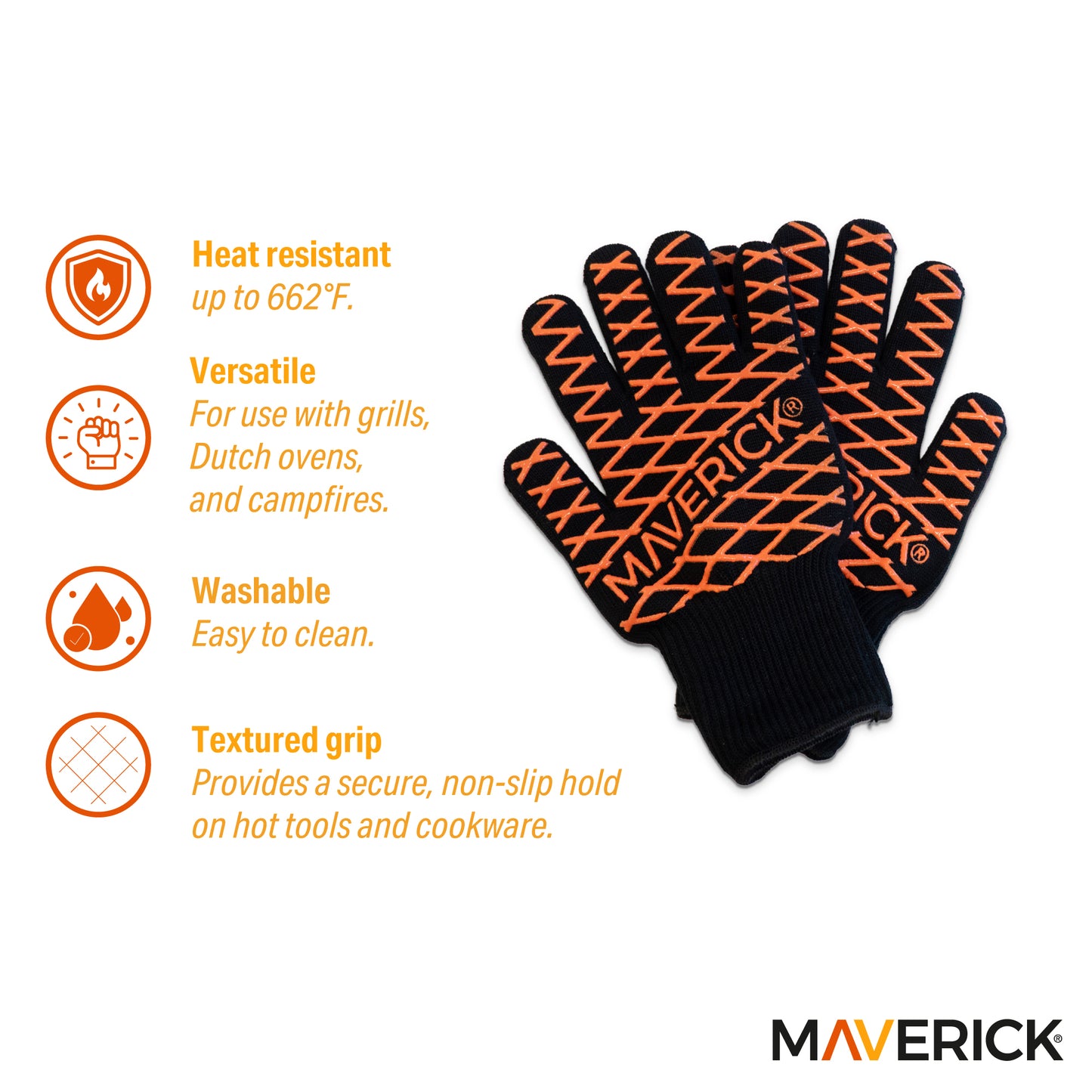 Heat Resistant Grill Gloves