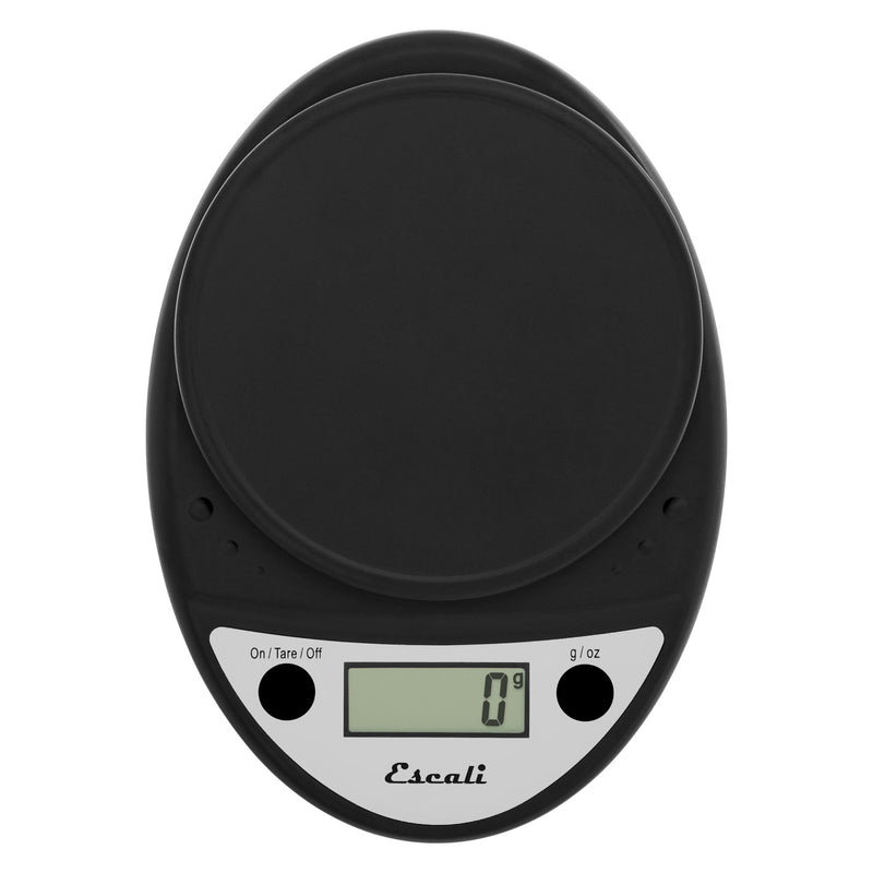 Escali Primo digital kitchen scales, black