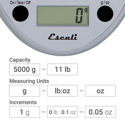 Primo Digital Scale - Chrome