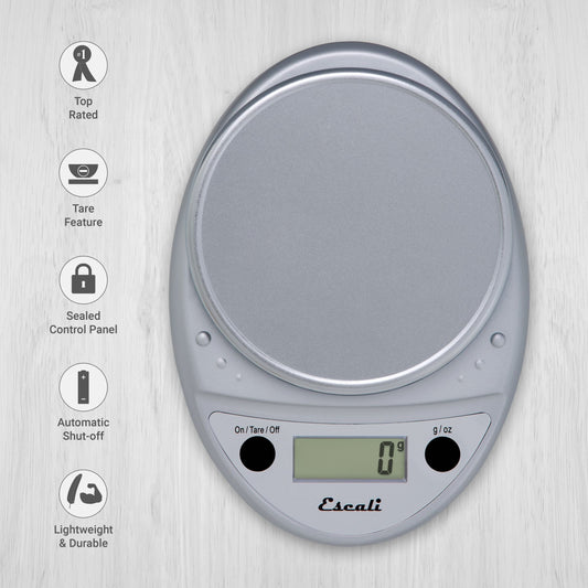 Primo Digital Scale - Chrome