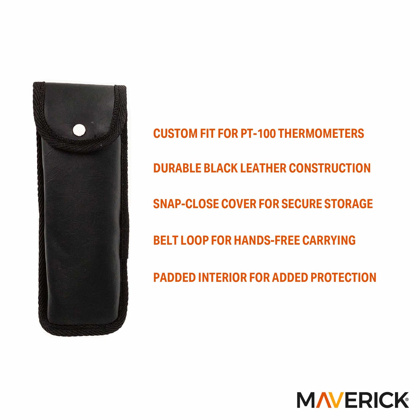 Protective Leather Case for PT-100 Thermometer