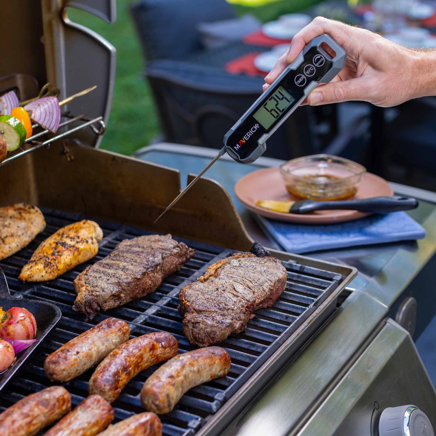 Temp & Time Thermocouple Instant Read Thermometer