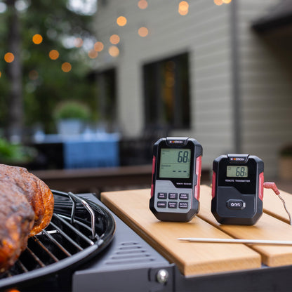 Extended Range Professional Wireless Thermometer and Timer, Dual Probe