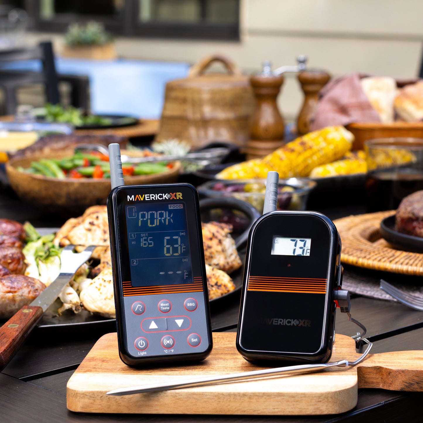 Extended Range Professional Wireless Thermometer, Dual Probe