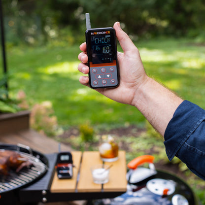 Extended Range Professional Wireless Thermometer, Dual Probe