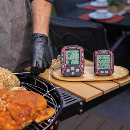 Extended Range Professional Wireless Thermometer, Four Probe