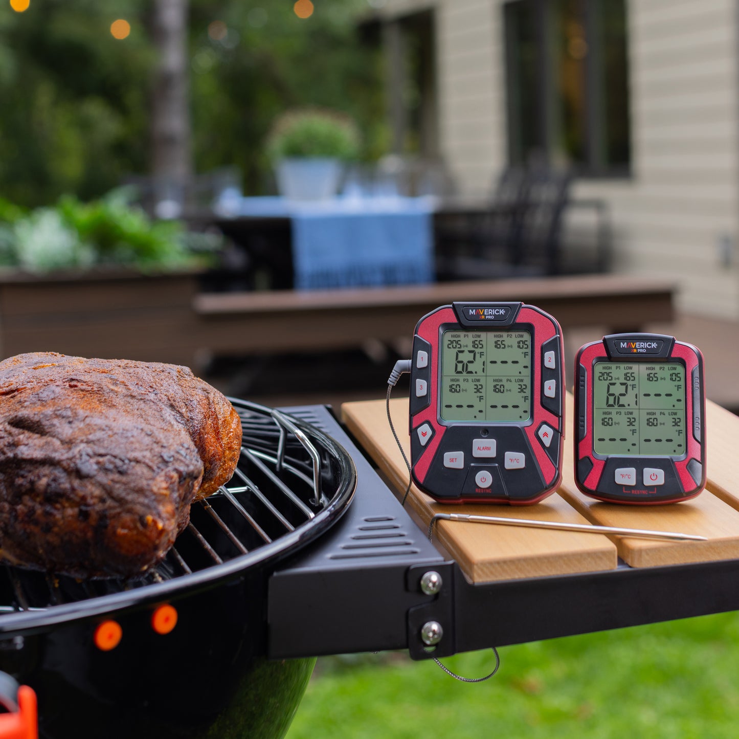 Extended Range Professional Wireless Thermometer, Four Probe