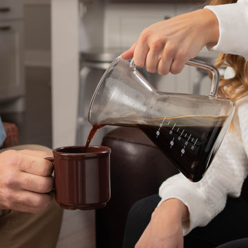 Pour Over Coffee Maker, Thermal Glass Carafe and Reusable Stainless St