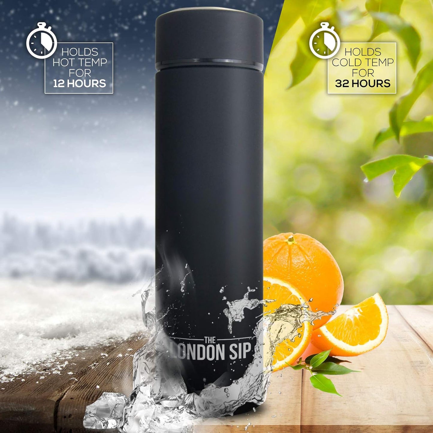 Tea Infuser Bottle 2-Pack, 16 Ounce
