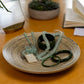 Lexa Bamboo Footed Plate, 12 Inch