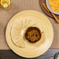 Lexa Bamboo Footed Plate, 12 Inch