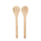 Lexa Bamboo Salad Utensil Set, 12 Inch, Natural Bamboo