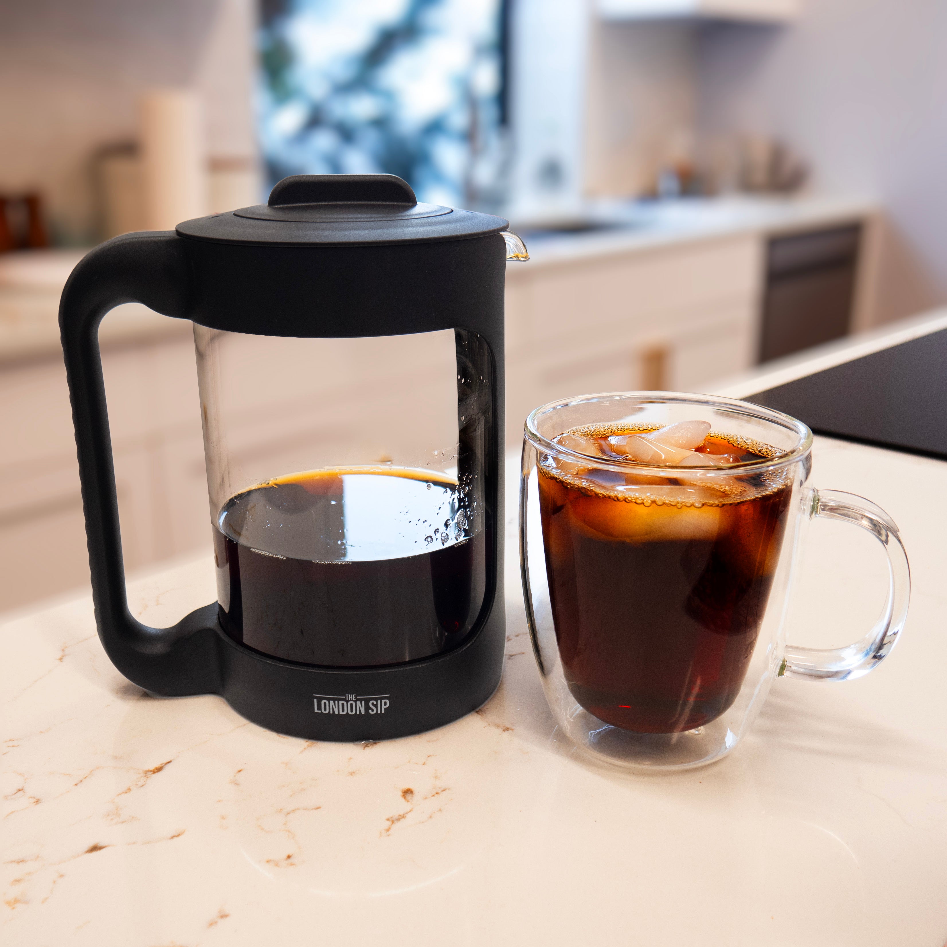The London Sip French Press Immersion Brewer Coffee Maker with
