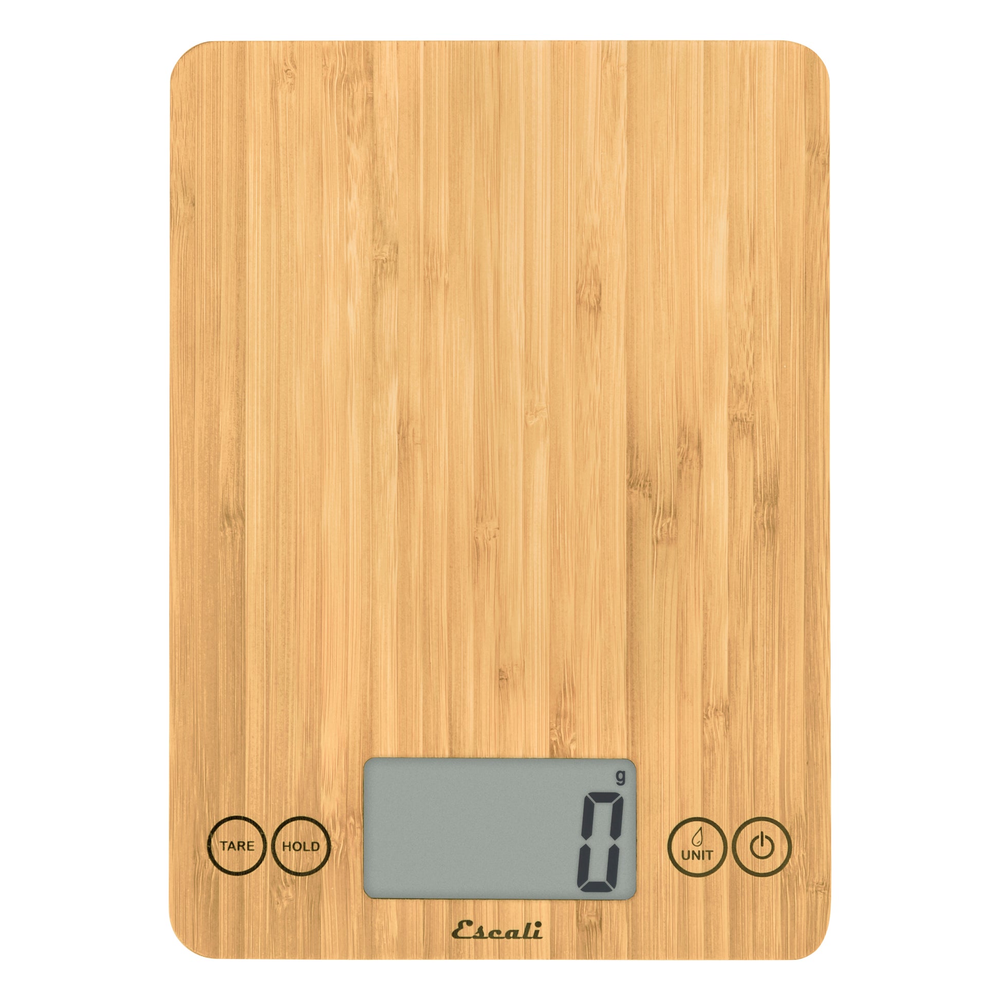 Bamboo Panel Electronic Kitchen Scale Big Round Baking Scale Gram Weight  Scale - CJdropshipping
