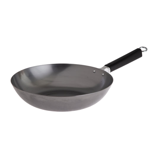 Professional Series 12-Inch Carbon Steel Stir Fry Pan with Phenolic Handle