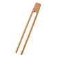 Burnished Bamboo Tongs with Serrated Teeth, 11-Inch