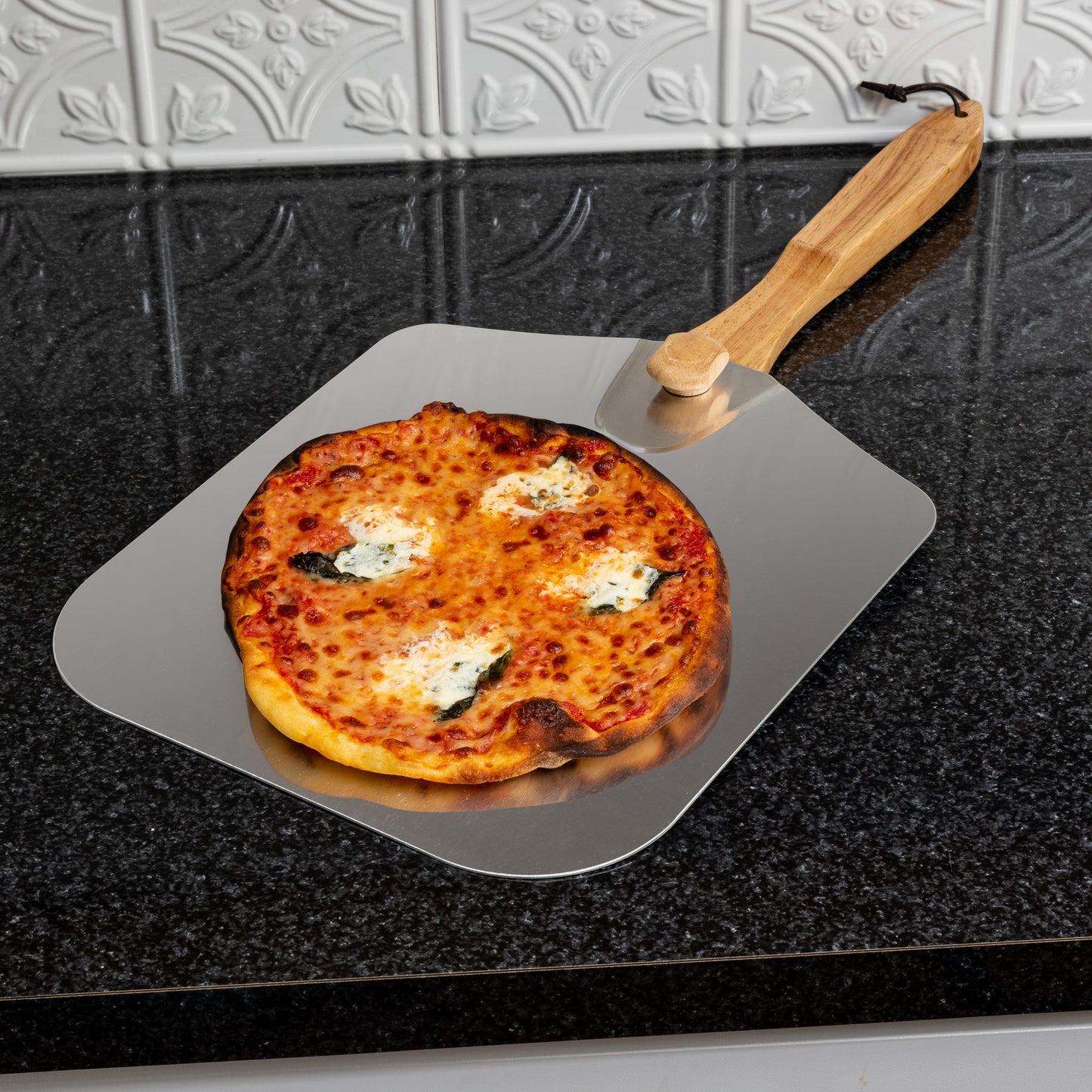 Pizza Peel with Folding Handle, 12x14-Inch