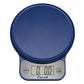 A photo of a blue Telero Digital Kitchen Scale on a white background.